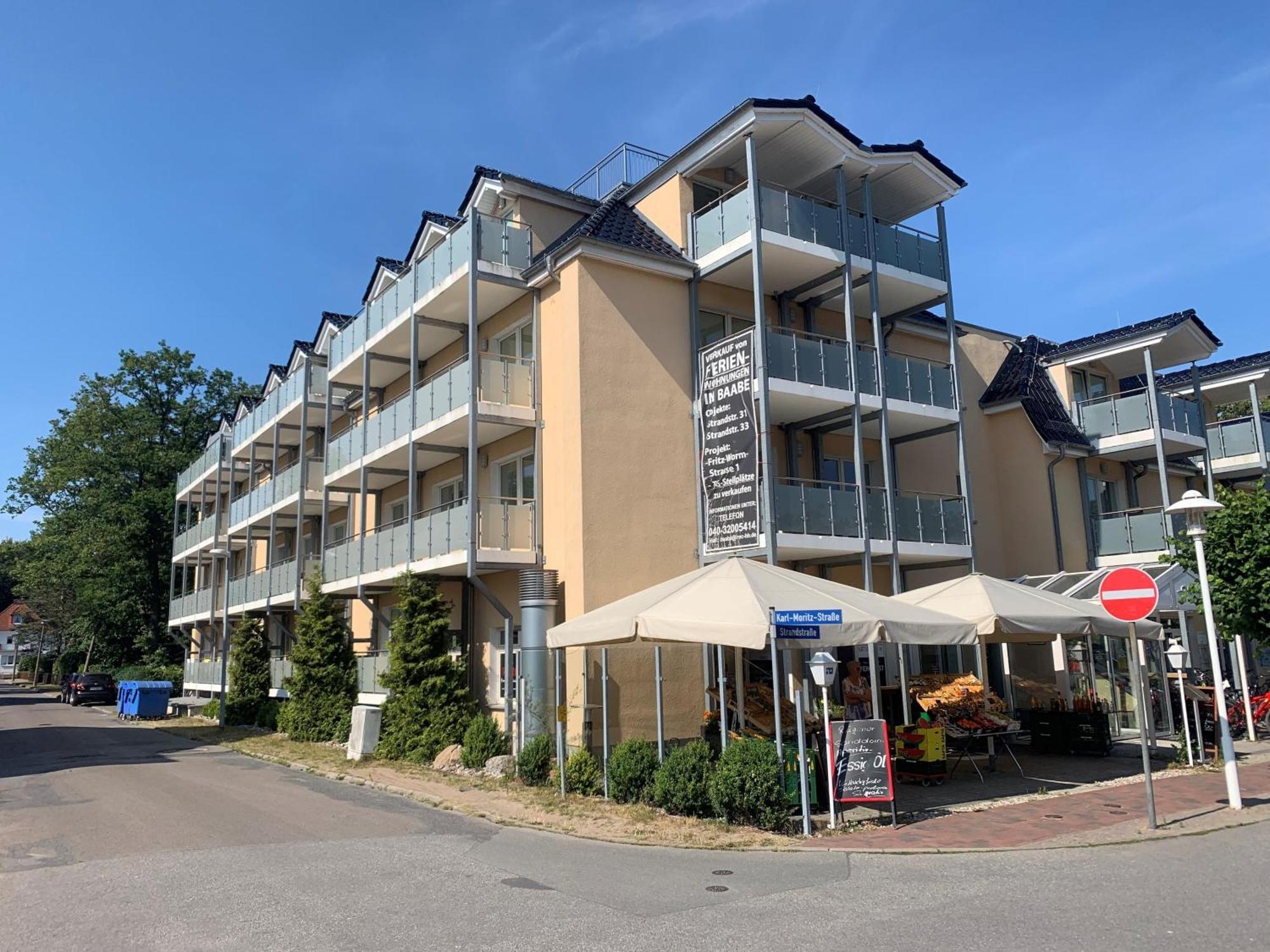 Ferienwohnung Traumduene Im Ostseebad Баабе Екстериор снимка
